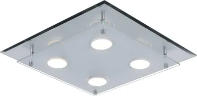 Immagine prodotto di Lampada da soffitto a LED, vetro cromato satinato, H 8 cm