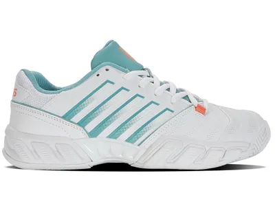 Produktbild von K-Swiss Tennis Bigshot Light 4 White/Desert Flower/Nile Blue 39