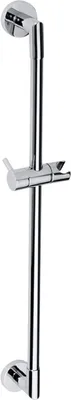 Produktbild von BELP Duschstange mit Halterung Messing Chrom 90x650x70 mm für Bad & WC >> zum Bohren