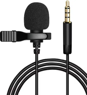 Zdjęcie produktu dla 3,5 mm jack mikrofon przypinany Lavalier mikrofon przypinany do smartfona telefon komórkowy kamera kamera laptop I Wywiad Wideo transmisja na żywo