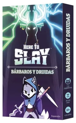 Produktbild von Teeturtle Here To Slay: Bárbaros Y Druidas Brettspiel Blau Kinder Blau One Size