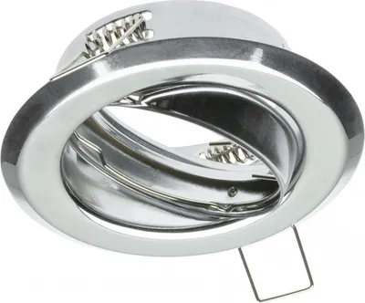 Produktbild von LED Einbaurahmen Einbaustrahler Einbauring Rahmen schwenkbar Rund Ø82mm Chrom-glänzend