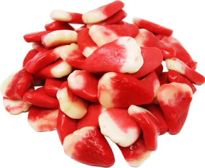 Produktbild von Fruchtgummi Erdbeeren mit Sahne Creme Strawberry Cream Halal 175g