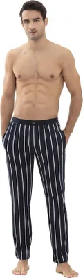 Produktbild von Mey Damen Nachtwäschehose mit langem Bein, Farbe Indigo