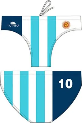 Produktbild von Turbo Argentina Badeslip Weiß,Blau 3XL Herren Weiß,Blau 3XL