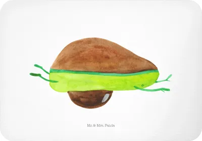 Produktbild von Mr. & Mrs. Panda Kühlschrankmagnet Avocado Yoga - Weiß - Geschenk, Humor, Sport, zettelhalter, Bauch, bildmagnet, Hilfe, Haha, haftmagnet, magnet, whiteboardmagnet