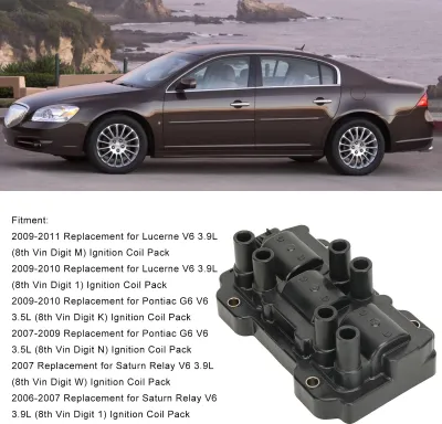 Produktbild von Automotor-Zündspulenpaket 12595088, Ersatz für Pontiac G6 V6 3,5 l 2009–2010