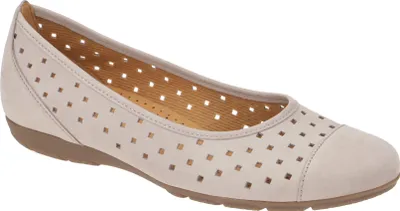 Produktbild von Gabor 44.169 baleriny - niskie buty damskie - wsuwane buty beżowe rekreacyjne NOWOŚĆ