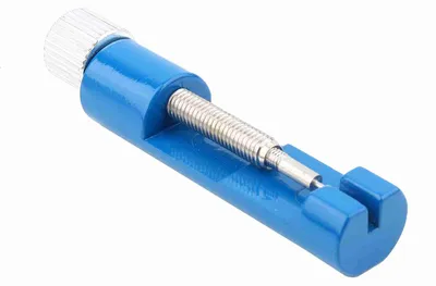 Image de Kit d'outils de réparation pour bracelets de montre réglables en métal (avec extracteur de maillons) (bleu)