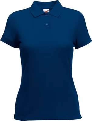 Produktbild von Fruit Of The Loom Damen 65/35 Poloshirt, Kurzarm BC384 (2XL) (Marineblau)