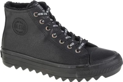 Zdjęcie produktu dla Trampki Damskie Big Star Wysokie Ocieplane Czarne EE274110 38