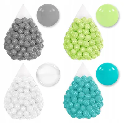 Produktbild von Bälle Für Bällebad 7 cm - 200 Stück - Bunte Babybälle Plastikbälle Baby Spielbälle | TUPPI