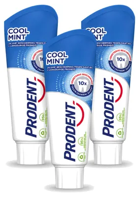 Obrázok produktu pre 3 x Zubná pasta Prodent Cool Mint - 75 ml - výhodný balík - 3 kusy