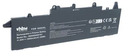 Produktbild von vhbw Akku Ersatz für HP HSTNN-DB9P, HSTNN-IB9D, HSTNN-IB9I, L77689-172, L77689-2B1, L77689-171, 996QA176H für Notebook (3600 mAh, 11,55 V, Li-Polymer)