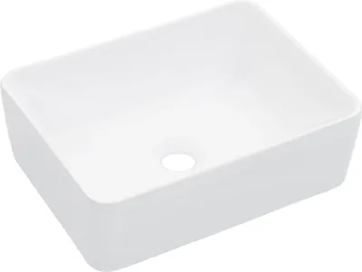 Produktbild von Möbel Waschbecken 40 x 30 x 13 cm Keramik Weiß - Aufsatzwaschbecken 143919