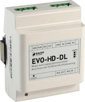 Produktbild von BALTER EVO-HD-DL Manipulationssicheres Anschluss-Modul für Türöffner & Lichtsteuerungen