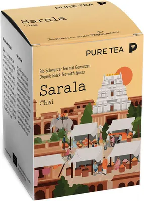 Produktbild von Puretea Sarala Chai 15 Beutel von Coffee and Flavor