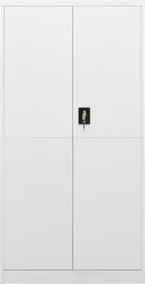 Immagine prodotto di vidaXL Armadietto bianco 90x40x180 cm in acciaio
