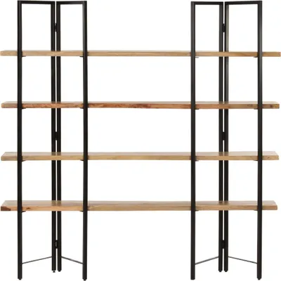 Obrázek produktu pro vidaXL Knihovna se 4 policemi 160x35x160 cm Mango masiv