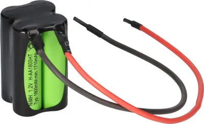 Produktbild von NiMH 4,8V 1800mAh F2x2 Mignon AA mit 20cm Kabel für Notleuchten
