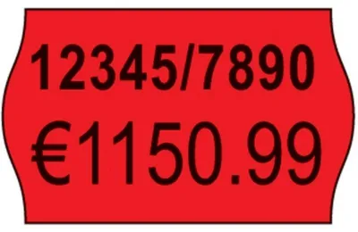 Immagine prodotto di AVERY Etichette per prezzi Zweckform, 26 x 16 mm, rosso