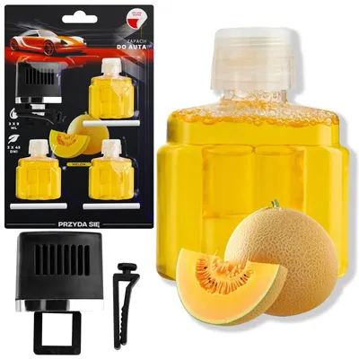 Obrázek produktu pro osvěžovač do auta vůně do ventilace melon 3 náplně klip do mřížky