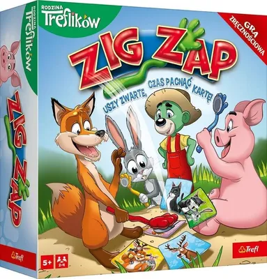 Zdjęcie produktu dla TREFL GRA ZIG ZAP Rodzina Treflików 02821