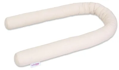 Produktbild von babybay Nestchenschlange Organic Baumwolle Royal passend für alle Modelle, beige Glitzerpunkte gold