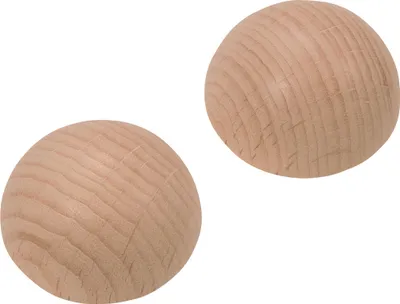 Productafbeelding van KNORR prandell 218616830 Houten halve bol, diameter 30 mm, onbehandeld, gewaxt