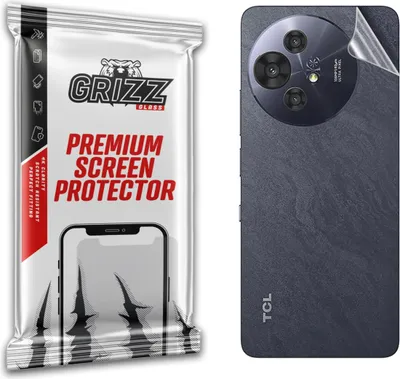 Zdjęcie produktu dla GrizzGlass SatinSkin Back Cover Protector dla TCL 50 Pro NxtPaper - przezroczysty