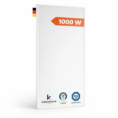 Produktbild von KÖNIGHAUS Infrarotheizung P1000, KI-generiertes Bild