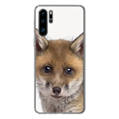 Produktbild von MuchoWow® Handyhülle Schutzhülle Hülle für Huawei P30 Pro Fuchs - Tiere - Jungtier - Jungen - Mädchen - Kind Silikon Softcase Handy Hülle - Schutzdeckel