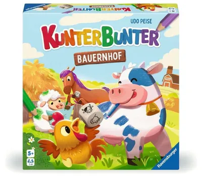 Immagine prodotto di Gioco di dadi creativo, "Fattoria Colorata" per bambini