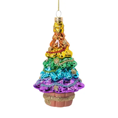 Immagine prodotto di Pallina natalizia arcobaleno per l'albero di Natale - Sass & Belle