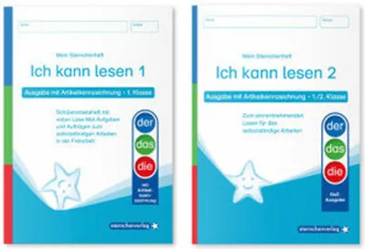 Immagine prodotto di Ich kann lesen 1 und 2 - Ausgabe mit Artikelkennzeichnung für die 1. und 2. Klasse