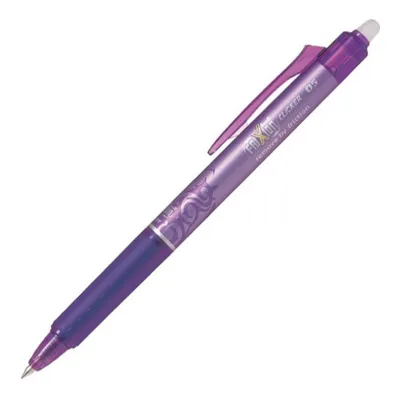 Obrázek produktu pro Pilot FriXion, Zasouvací gelové pero, Fialová, Fialová, Pokuta, Kulatý, 0,25 mm