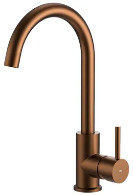 Image de Kiwo mitigeur évier cuivre brossé Essebagno