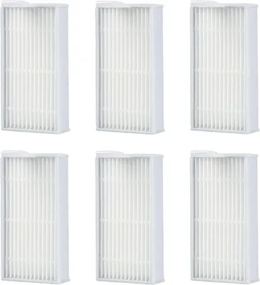 Produktbild von Hepa Filter für MEDION E32 (MD 18510)/E32 SW (MD 18503)/MD16192/MD18500/MD18501/MD18600 ILIFE V3/V3S Pro/V5/V5S Pro Roboter Staubsauger Ersatzteil, Filter waschbar und wiederverwendbar (6 Stück)
