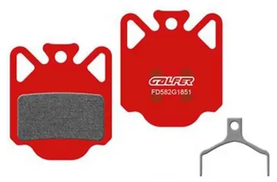 Immagine prodotto di Galfer Advanced/campagnolo Ekar Db-310 Pastiglie per freni a disco Rosso  Rosso Taglia unica