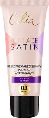 Zdjęcie produktu dla Podkład do twarzy Celia Satin Anti-Age 03