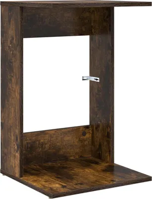 Produktbild von Möbel Sofatisch/Beistelltische - elegante Design - Geräucherte Eiche 40 x 38 x 62,5 cm Holzwerkstoff - für Wohnzimmer, Eingang CLORIS6396948