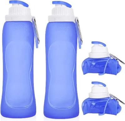 Zdjęcie produktu dla Ultralekka butelka na napoje o pojemności 500 ml, bez BPA, niebieska