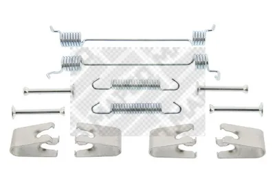 Produktbild von MAPCO Zubehörsatz Bremsbacken 9713 Hinten für FORD Fiesta Mk5 Schrägheck (JH1, JD1, JH3, JD3)