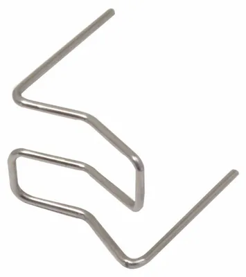 Immagine prodotto di Set 50 graffette caldo, graffette curve,tipo convesso,per saldatura plastica, auto paraurti plastica saldatura riparazione cucitrice a caldo, angolo esterno 90 gradi, 0.8 mm, larghezza 15 mm