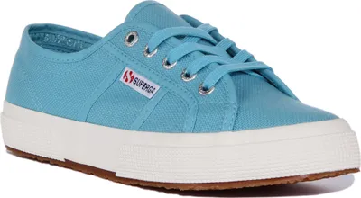 Produktbild von Superga 2750 Cotu Klassische Schnürung Le wand Turnschuhe Himmelblau – 5,5 UK – 39 EU – 6,5 M/8 F US / Himmelblau