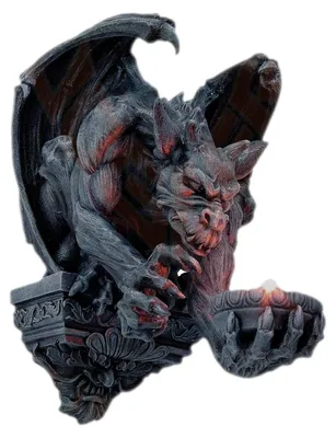 Produktbild von Mystische Gargoyle Wand Teelichthalter aus Polyresin