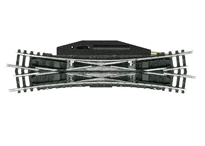 Produktbild von Trix T14960 N Mini Gleis Doppelkreuzungsweiche 129.8 mm 15° 362.6