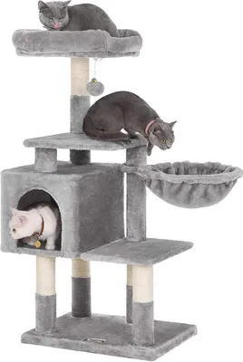 Produktbild von Kratzbaum für Großkatzen - Mehrstufiger Kratzbaum - 110 cm hoch