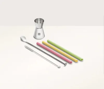 Produktbild von Nespresso Vertuo Recipe Kit Messerbecher Löffel Halme