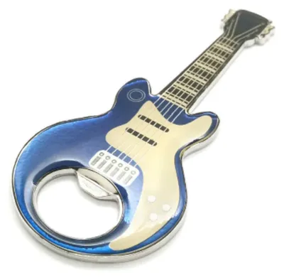 Produktbild von TuseRxln Gitarre Flaschenöffner mit Magnet, 1 Stück Flaschenöffner für E-Gitarre, Bottle Opener, Bieröffner lustig Gitarre, Flaschenöffner Lustig, Edelstahl, Tragbar, Geschenke für Bierliebhaber.
